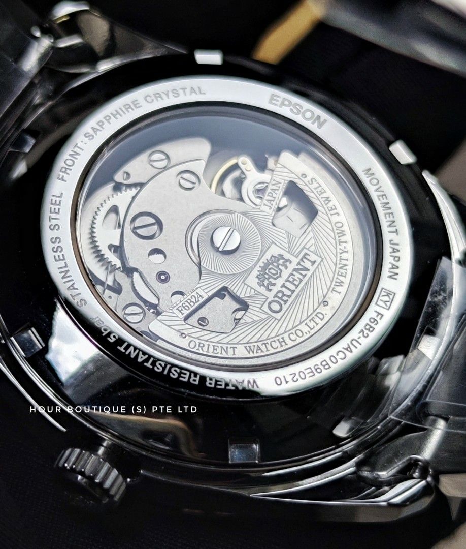 Brand New Orient Sun & Moon Blue SunBurst Dial Men's Automatic Watch RA-AK0303L