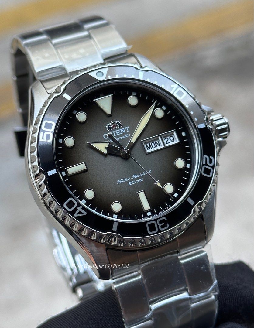Orient Latest Kamasu Graduation Black Dial with Vintage Lume RA-AA0810N