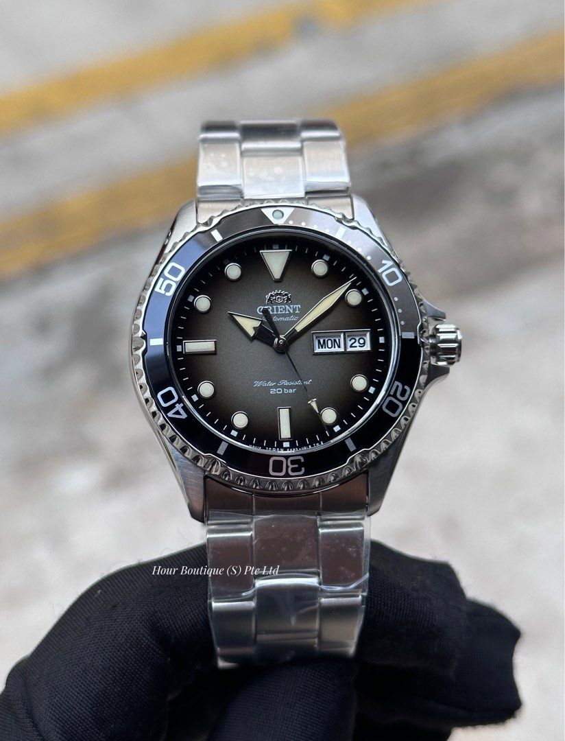 Orient Latest Kamasu Graduation Black Dial with Vintage Lume RA-AA0810N