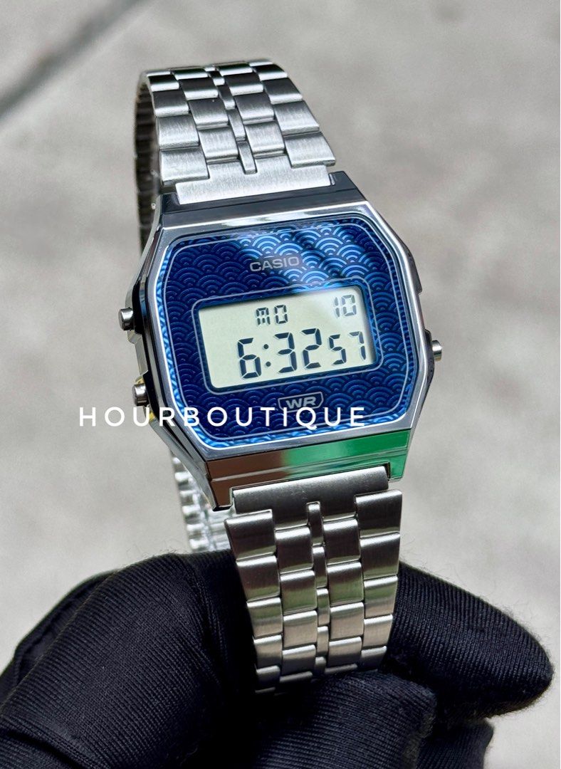 Bran New Casio Vintage Digital Blue Dial Watch , Made In Japan A159WEVJ-2