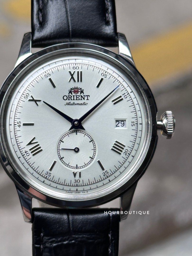Brand NeW Orient Bambino Small Seconds White Dial 38mm Automatic Watch RA-AP0104S