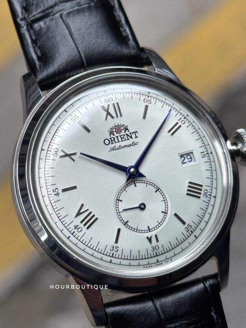 Brand NeW Orient Bambino Small Seconds White Dial 38mm Automatic Watch RA-AP0104S