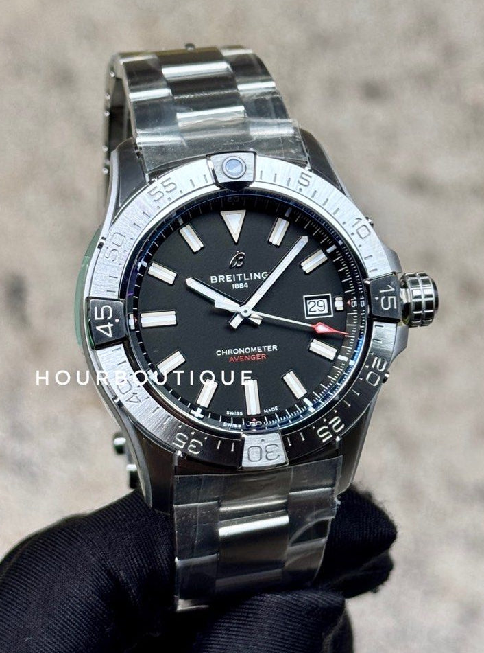 Brand New Breitling Avenger 42 Black Dial Automatic Watch A17328