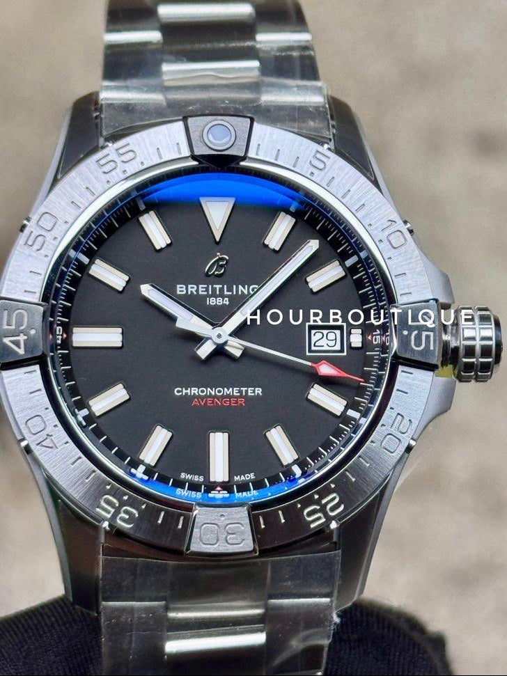 Brand New Breitling Avenger 42 Black Dial Automatic Watch A17328
