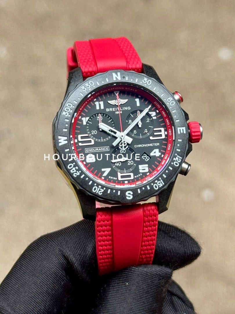 Brand New Breitling Endurance Pro Red SuperQuartz Chronograph Watch X83310
