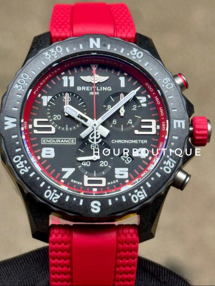 Brand New Breitling Endurance Pro Red SuperQuartz Chronograph Watch X83310