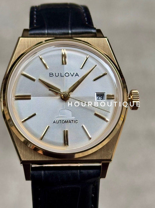 Brand New Bulova Frank Sinatra Edition PVD Gold Case Automatic Watch 97B243