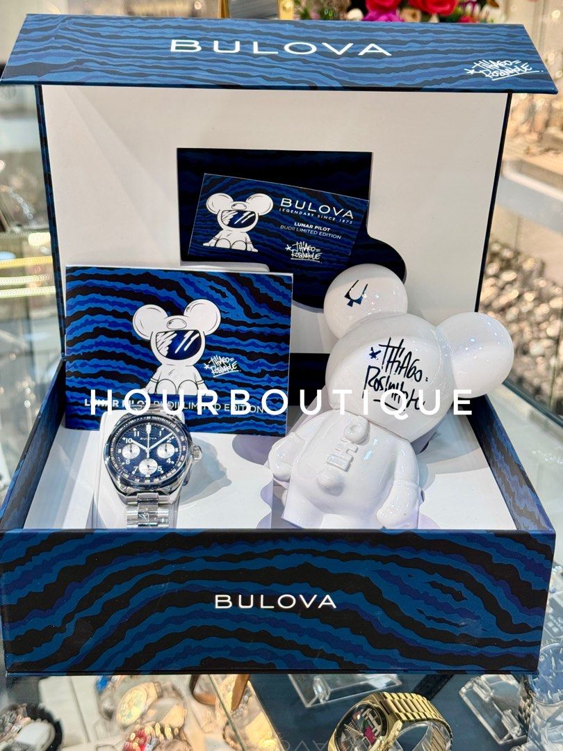Brand New Bulova Lunar Pilot 150th Anniversary High Frequency Quartz Movt 5500pc Limited Watch 98A329