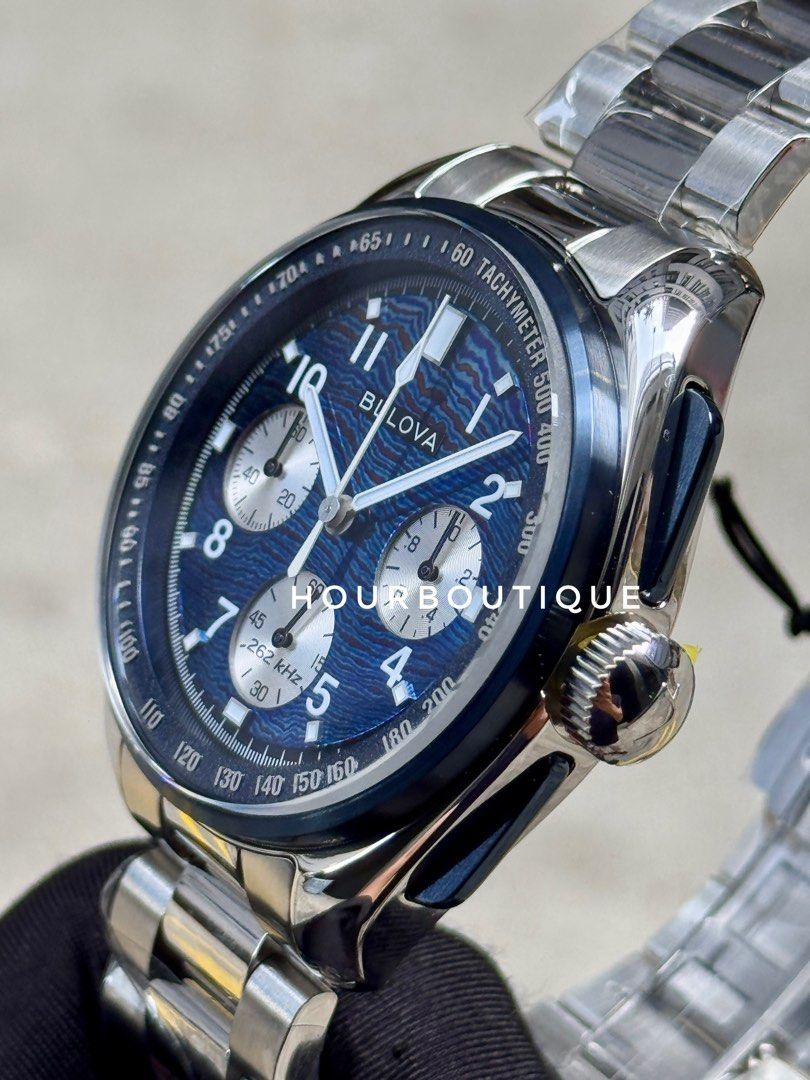 Brand New Bulova Lunar Pilot 150th Anniversary High Frequency Quartz Movt 5500pc Limited Watch 98A329