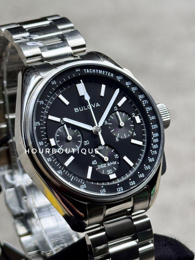 Brand New Bulova Lunar Pilot MoonWatch, High Frequency Quartz Movt 96K111