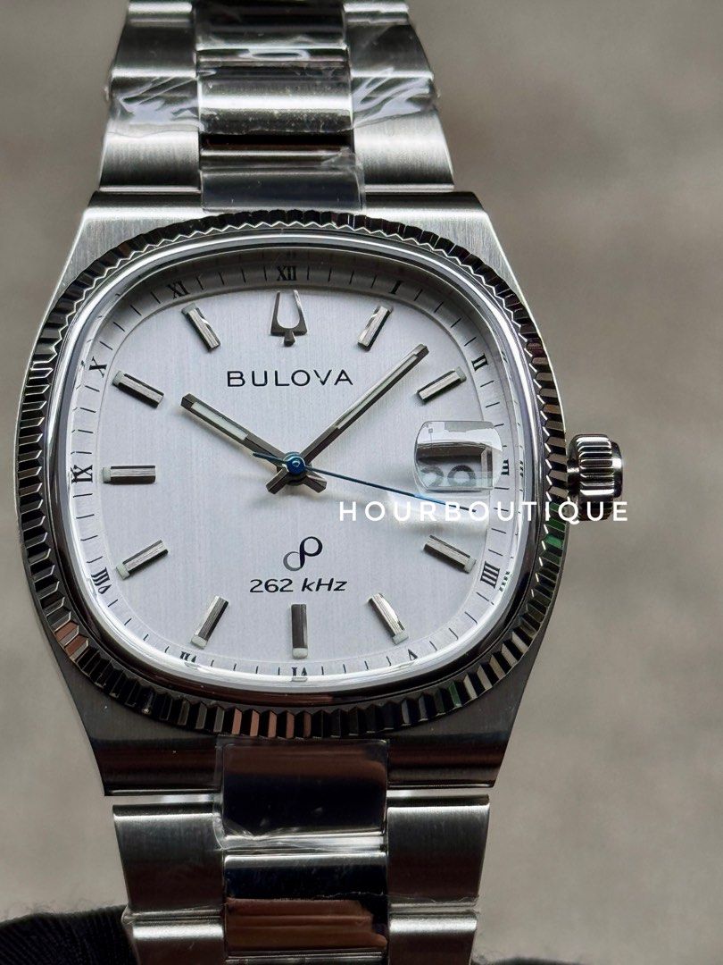 Brand New Bulova Super Seville Silver Dial Precionist Sweeping Hands Watch 96B444