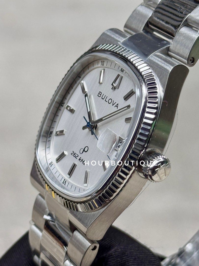 Brand New Bulova Super Seville Silver Dial Precionist Sweeping Hands Watch 96B444