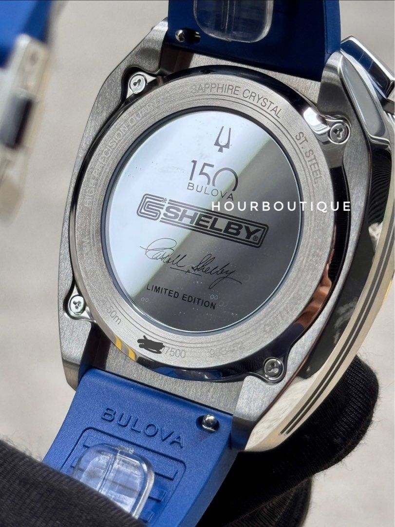Brand New Bulova X Shelby Cobra Chronograph 262khz Quartz Watch 98B452
