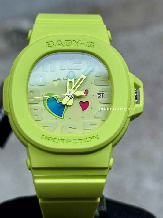 Brand New Casio BabyG Yellow Case Ana Digital Watch BGA-10-3A
