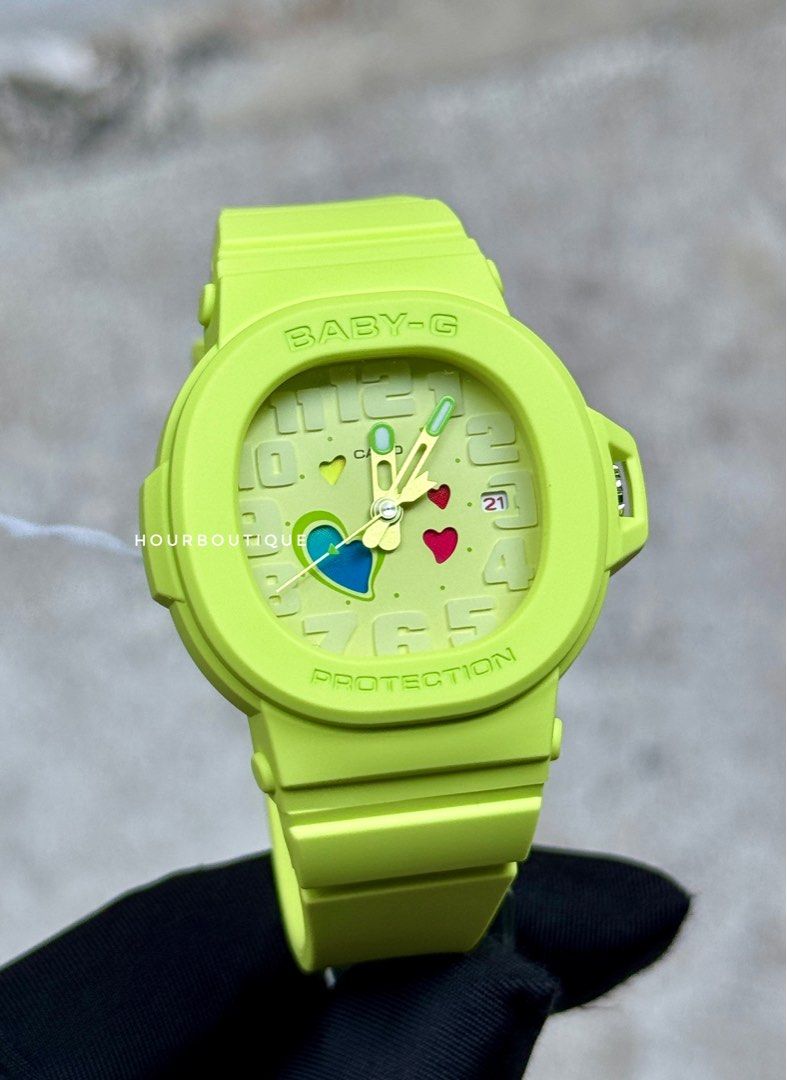 Brand New Casio BabyG Yellow Case Ana Digital Watch BGA-10-3A