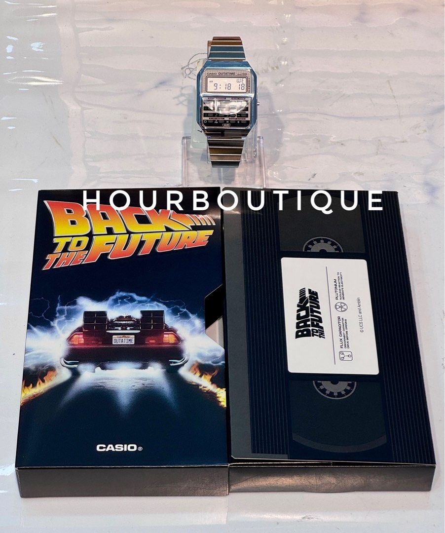 Brand New Casio Back to The Future Calculator Watch CA-500WEBF-1A
