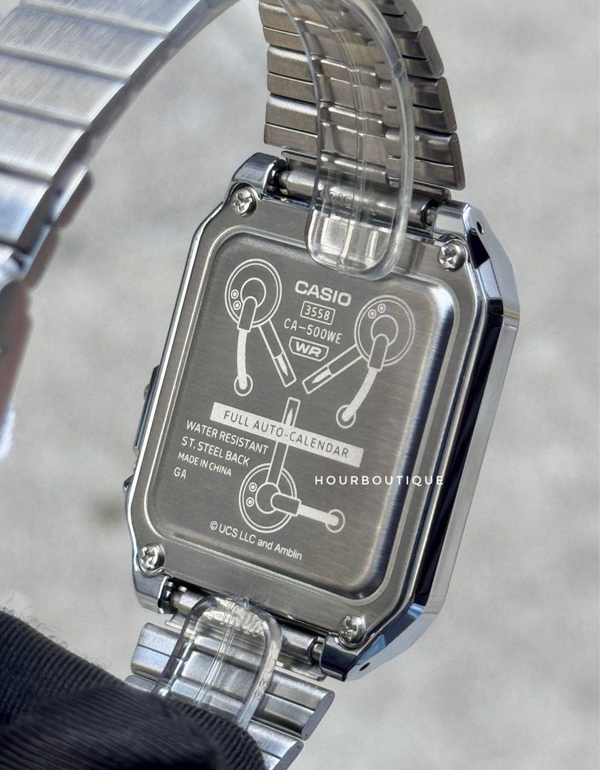 Brand New Casio Back to The Future Calculator Watch CA-500WEBF-1A