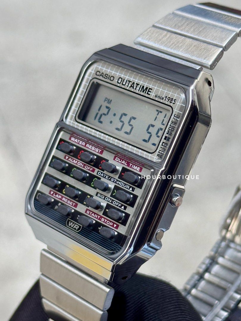 Brand New Casio Back to The Future Calculator Watch CA-500WEBF-1A