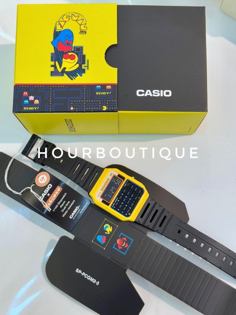 Brand New Casio Calculator PAC-Man Limited Edition Digital Watch CA-53WPC-1