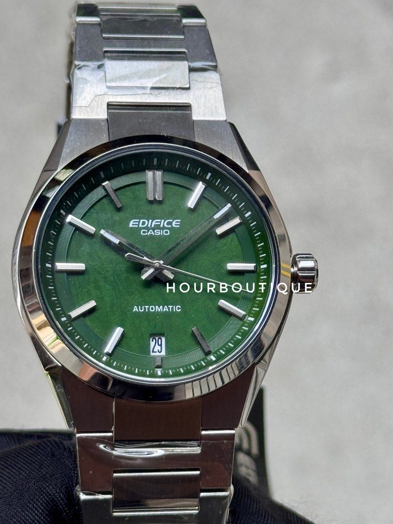 Brand New Casio Edifice Automatic Green Dial Watch EFK-100D-3