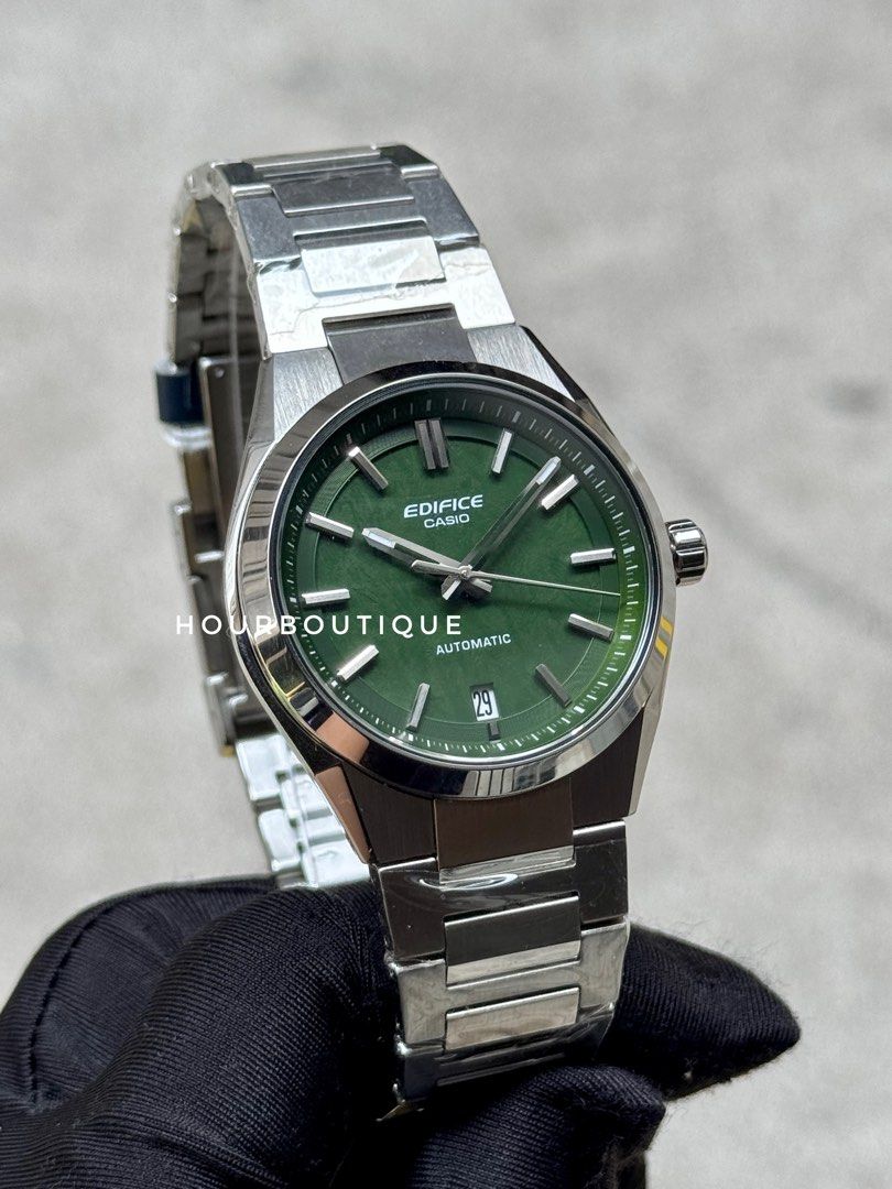 Brand New Casio Edifice Automatic Green Dial Watch EFK-100D-3