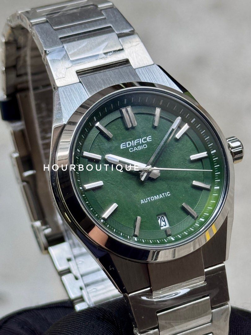Brand New Casio Edifice Automatic Green Dial Watch EFK-100D-3