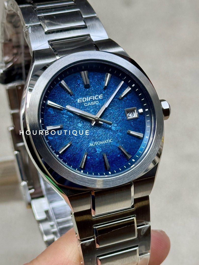Brand New Casio Edifice Blue Dial Automatic Watch EFK-200D-2