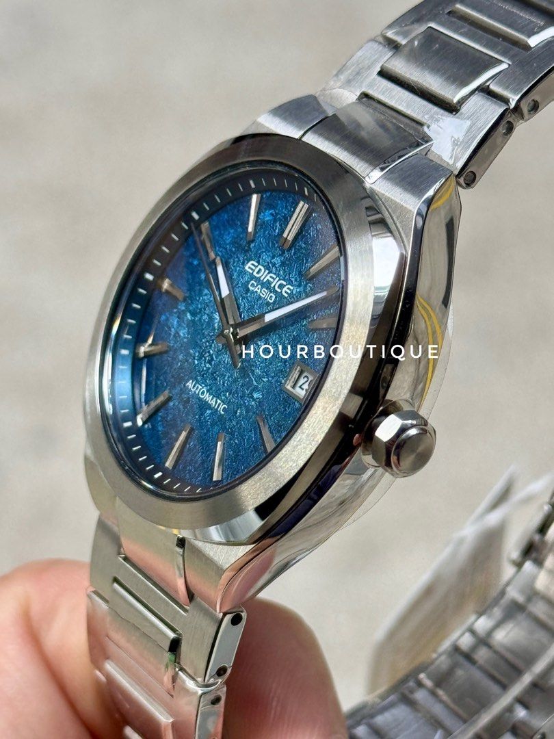Brand New Casio Edifice Blue Dial Automatic Watch EFK-200D-2