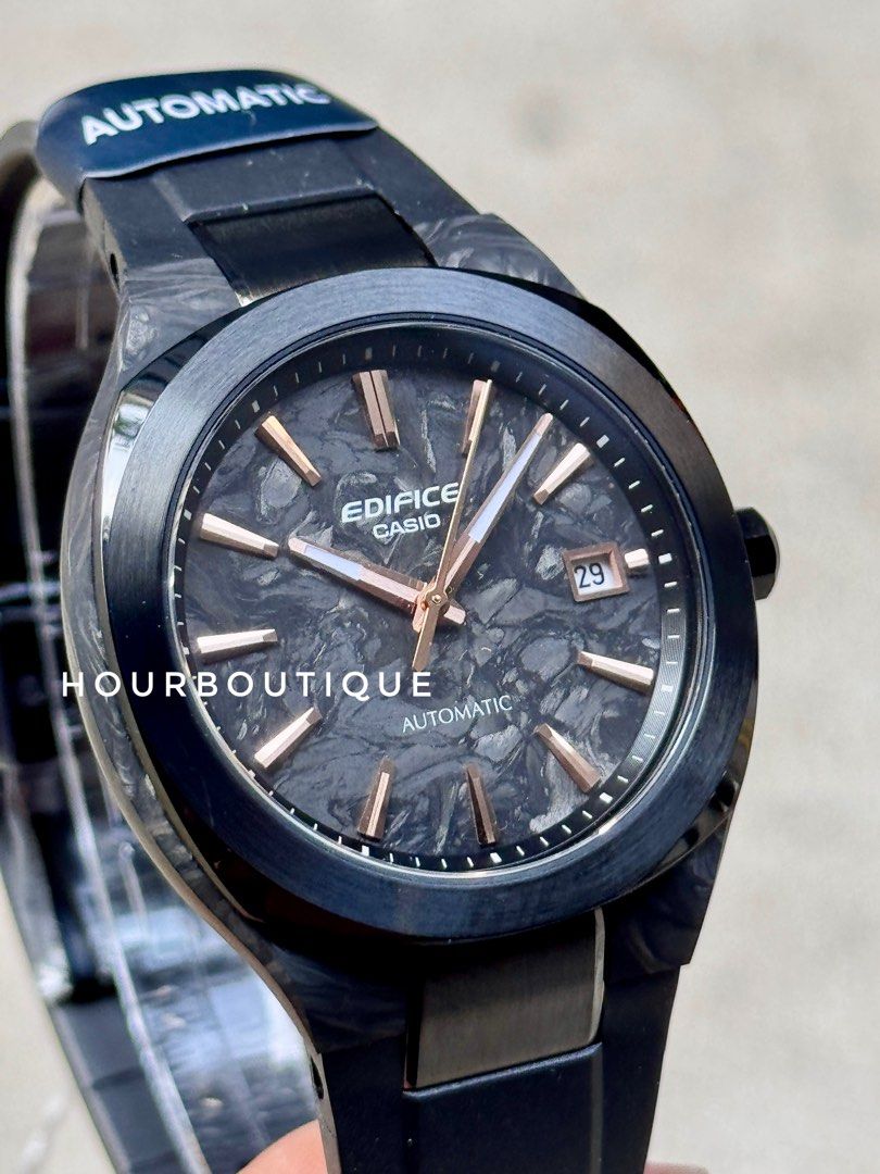 Brand New Casio Edifice Forged Carbon Case Automatic Watch EFK-XPB-1