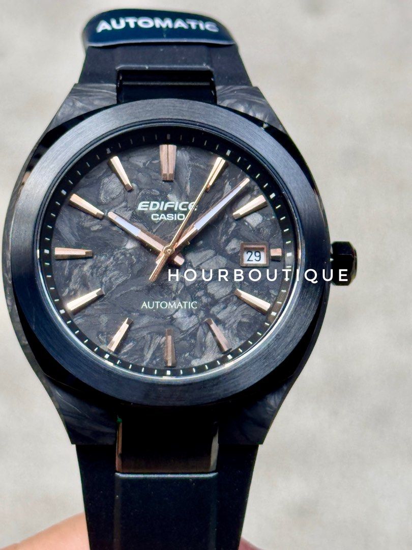 Brand New Casio Edifice Forged Carbon Case Automatic Watch EFK-XPB-1