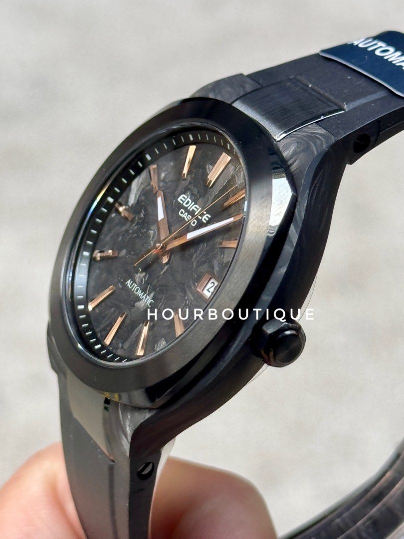 Brand New Casio Edifice Forged Carbon Case Automatic Watch EFK-XPB-1