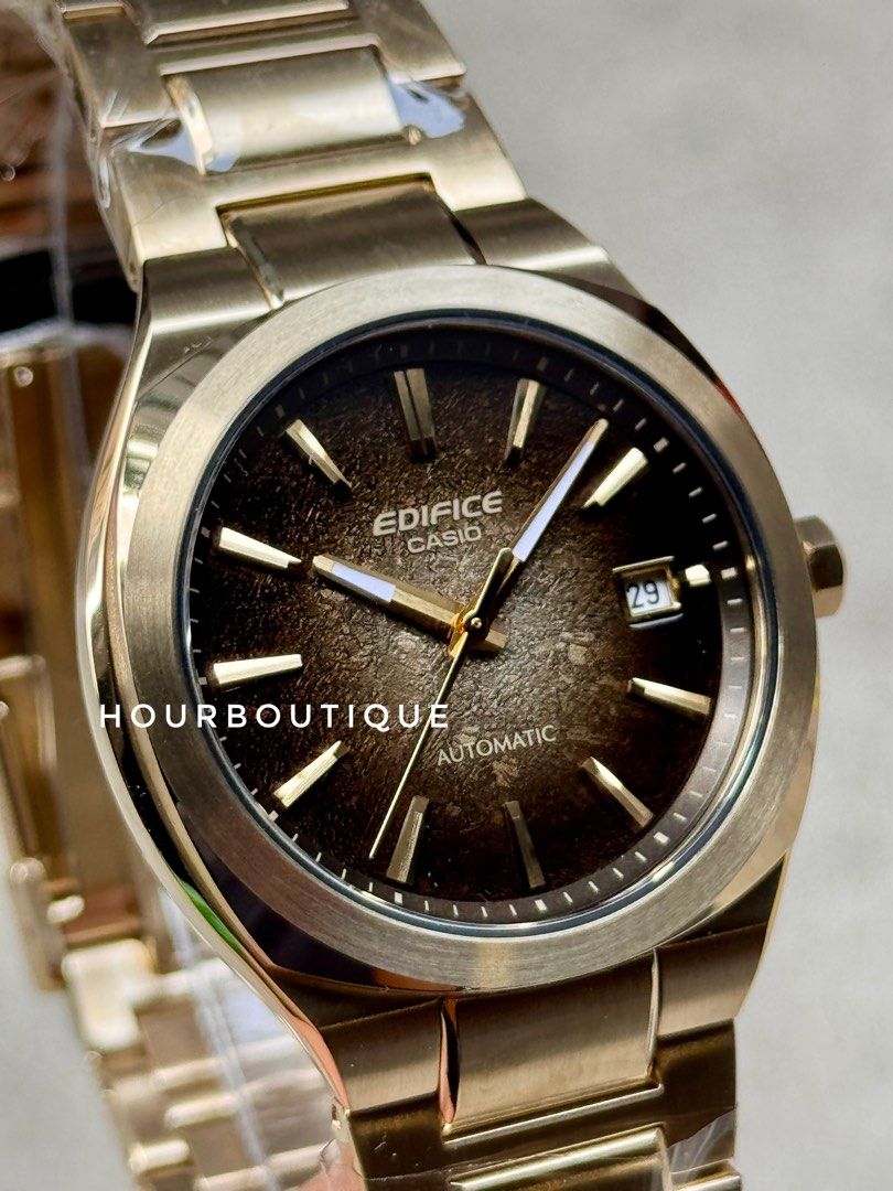 Brand New Casio Edifice PVD Gold Case Automatic Watch EFK-200DG-5