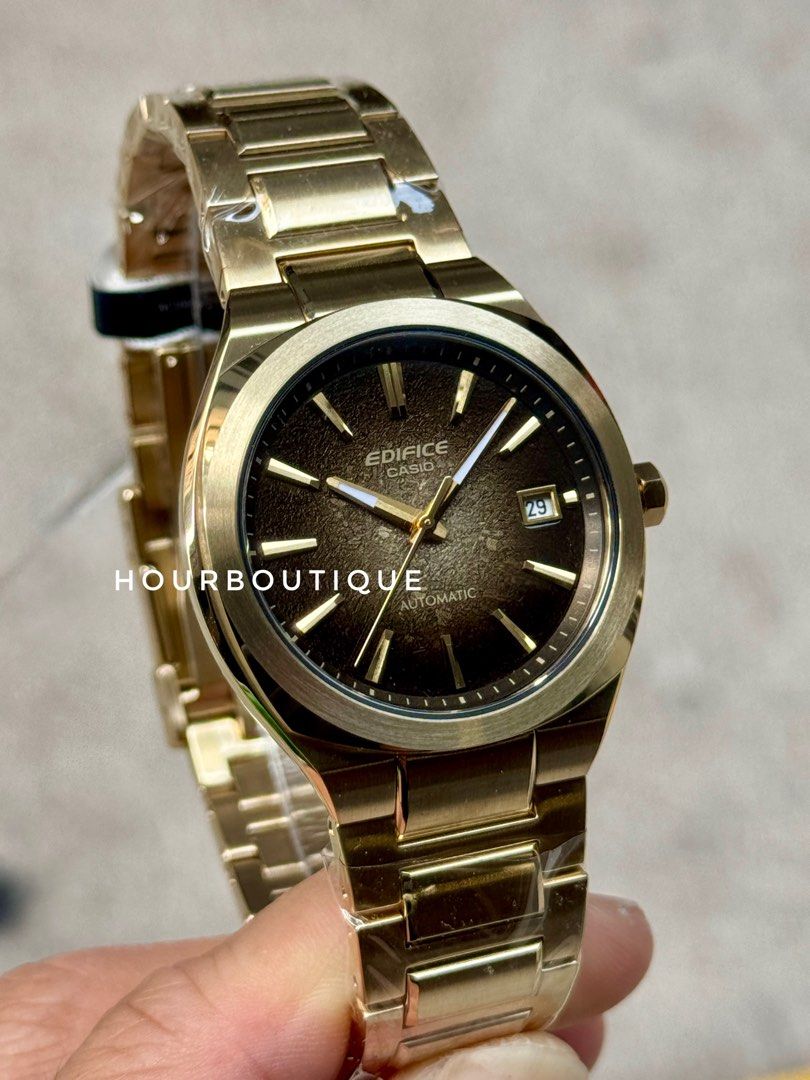 Brand New Casio Edifice PVD Gold Case Automatic Watch EFK-200DG-5