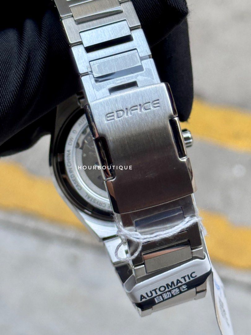 Brand New Casio Edifice White Ice Dial, Automatic Watch EFK-100YD-7A