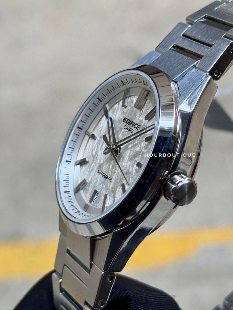 Brand New Casio Edifice White Ice Dial, Automatic Watch EFK-100YD-7A