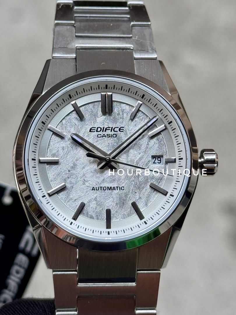 Brand New Casio Edifice White Ice Dial, Automatic Watch EFK-110D-7A