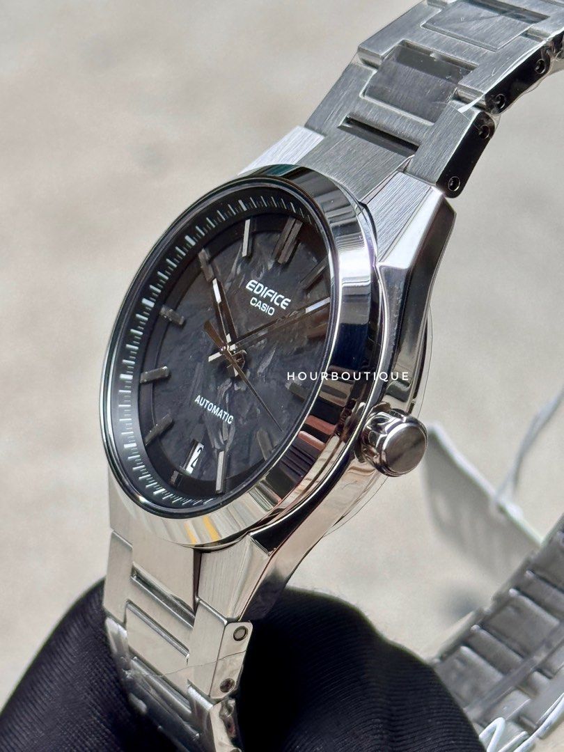 Brand New Casio Editice Forged Carbon Dial Automatic Watch