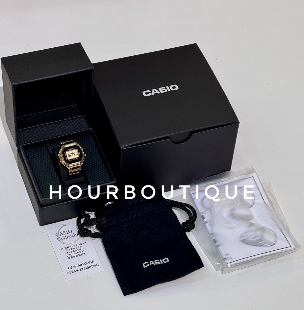 Brand New Casio Latest Gold Ring CRW-001G-9