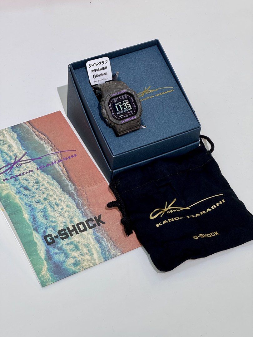 Brand New Casio GShock C Kanoa Igarashi Collab Heart Rate Monitor Watch GWX-B5600KI-5