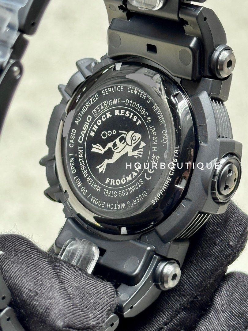 Brand New Casio GShock FrogMan Divers Watch on Bracelet GWF-D1000BC-1