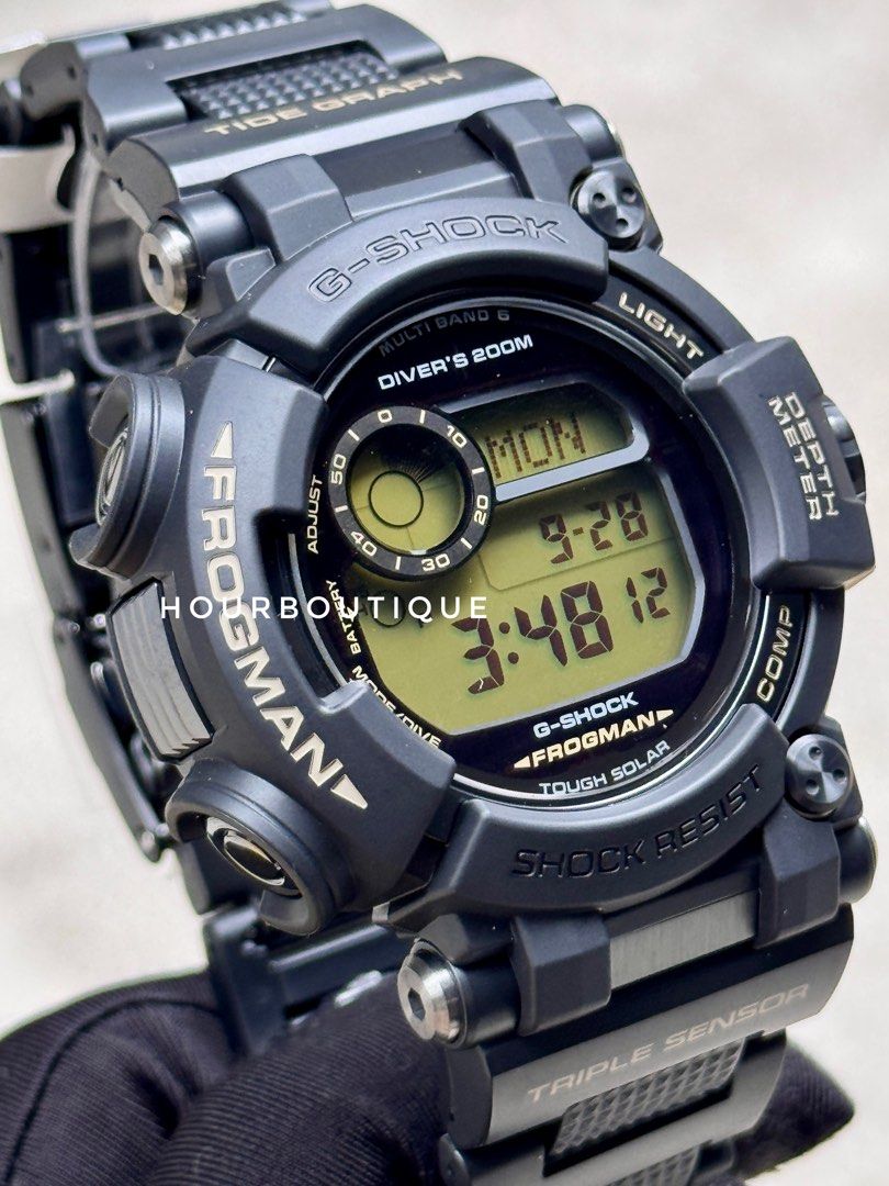 Brand New Casio GShock FrogMan Divers Watch on Bracelet GWF-D1000BC-1