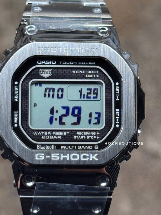 Brand New Casio GShock Full Metal Digital Square Watch GMW-B5000D-1A