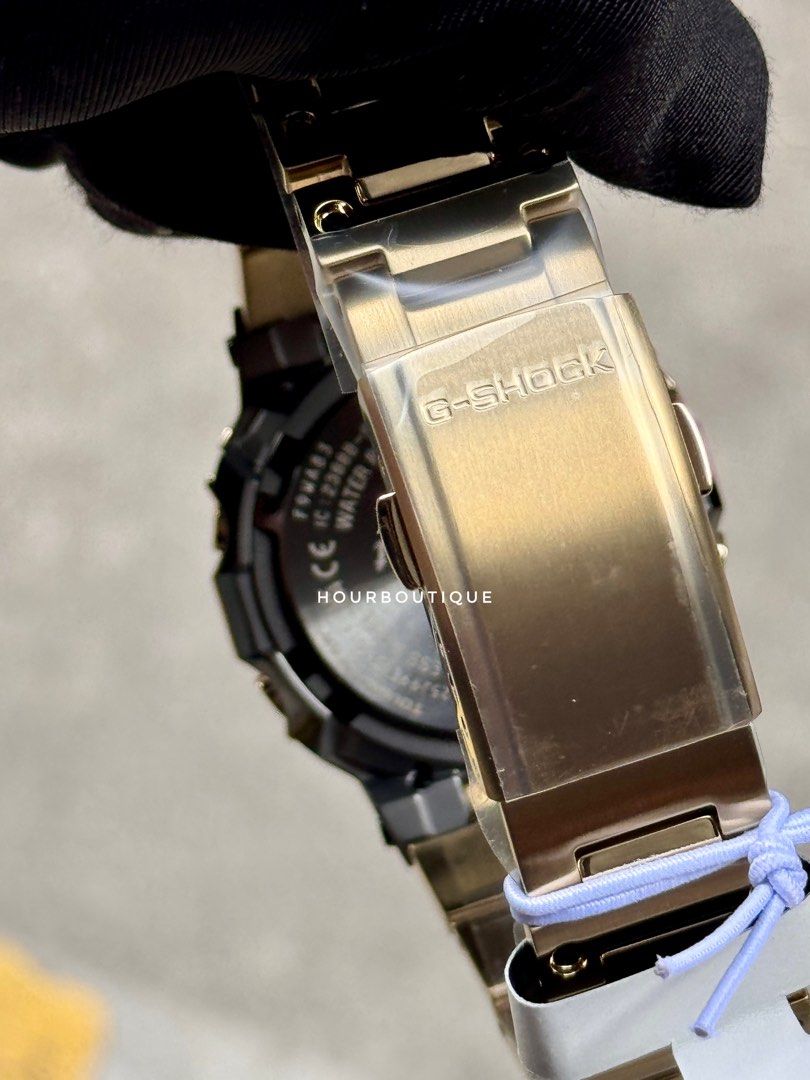 Brand New Casio GShock Full Metal LCD Display In PVD Gold Case Tough Solar Watch GMW-BZ5000D-9