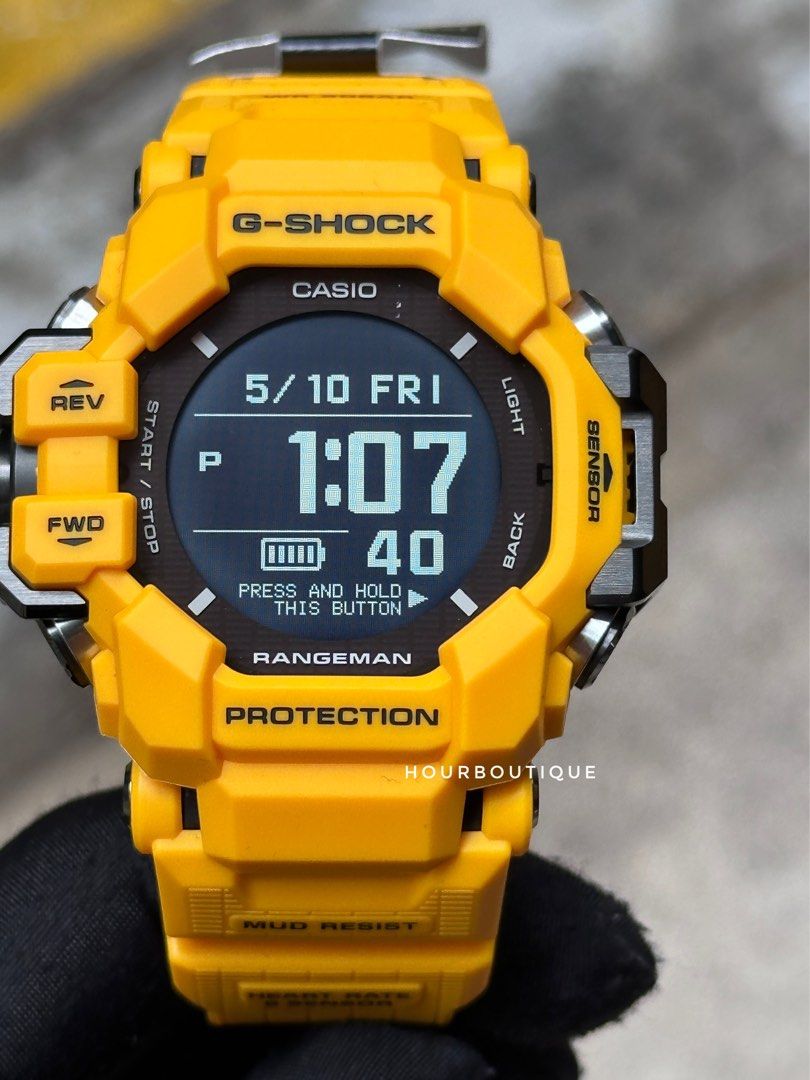 Brand New Casio Gshock GPS Tough Solar Heart Rate Monitor Outdoor Watch GPR-H1000-9