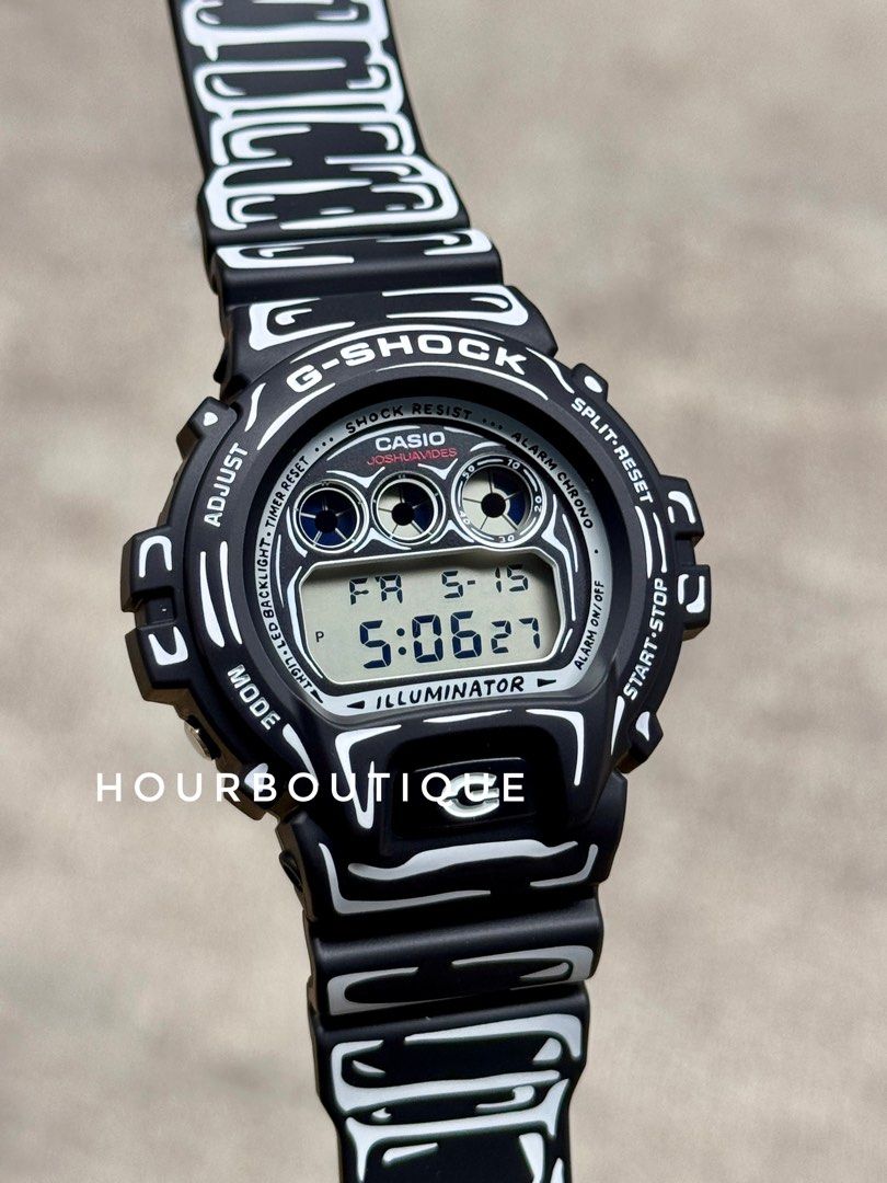 Brand New Casio G-Shock Joshua Vodes Collab Digital Watch DW-6900JV-1