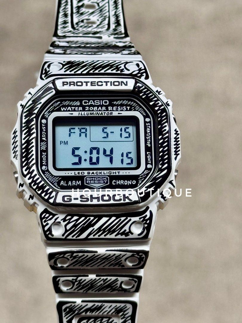 Brand New Casio G-Shock Joshua Vides Collab Digital Watch DW-5600JV-7