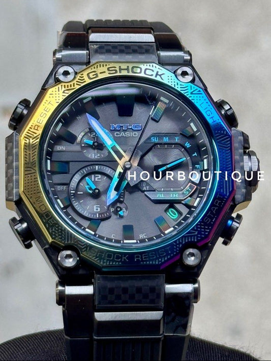 Brand New Casio Gshock MTG Rainbow Bezel Limited Edition Watch MTG-B2000YR-1