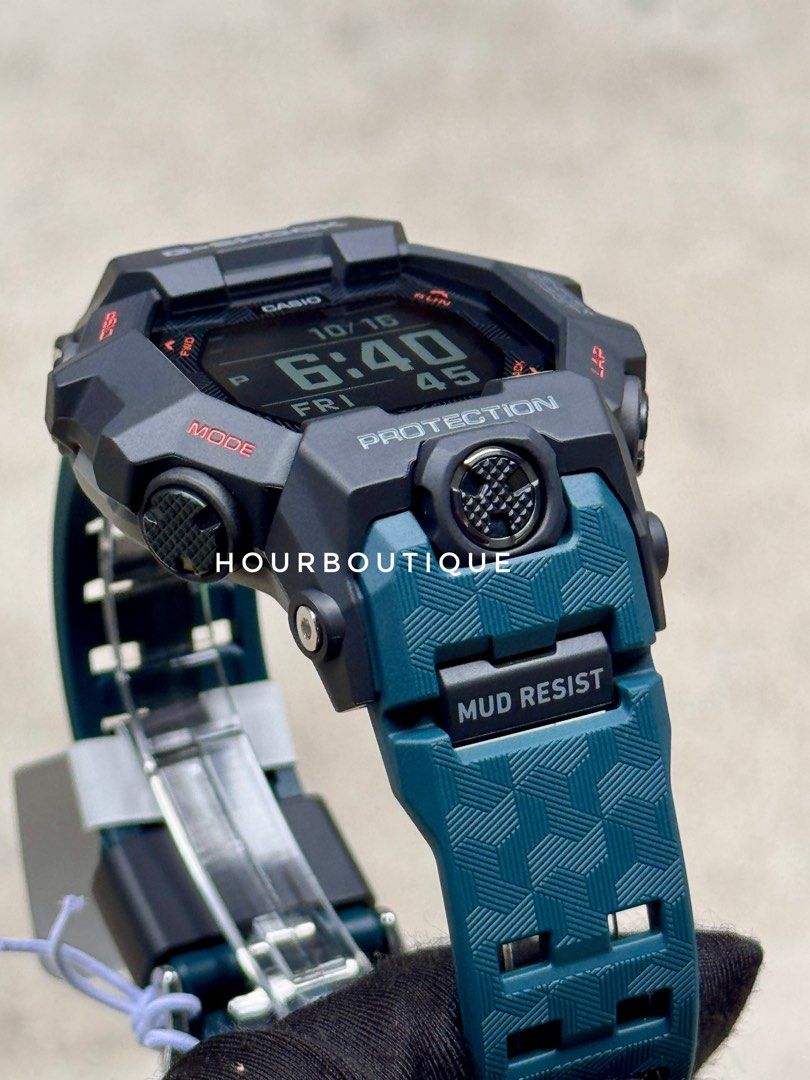 Brand New Casio GShock MudMan MIT LCP Display Green Strap Watch GDG-B100-1A3