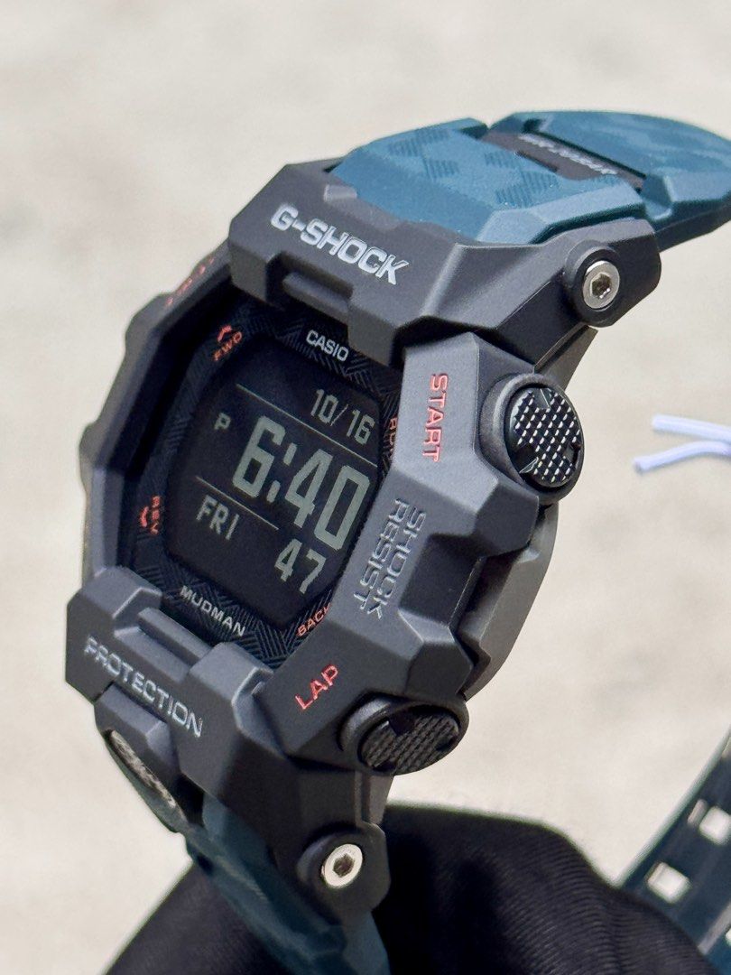 Brand New Casio GShock MudMan MIT LCP Display Green Strap Watch GDG-B100-1A3