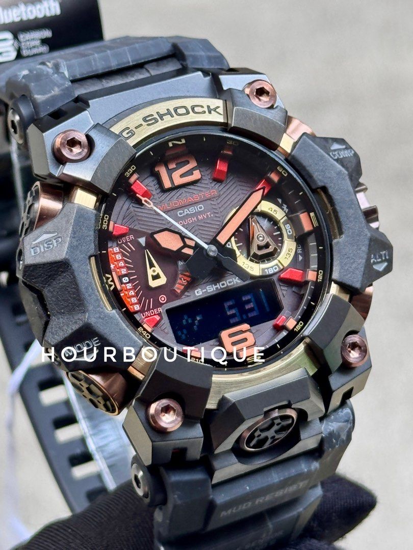 Brand New Casio G-Shock MudMaster Magma Gold Limited Edition Outdoor Tough Watch GWG-B1000MG-1A9